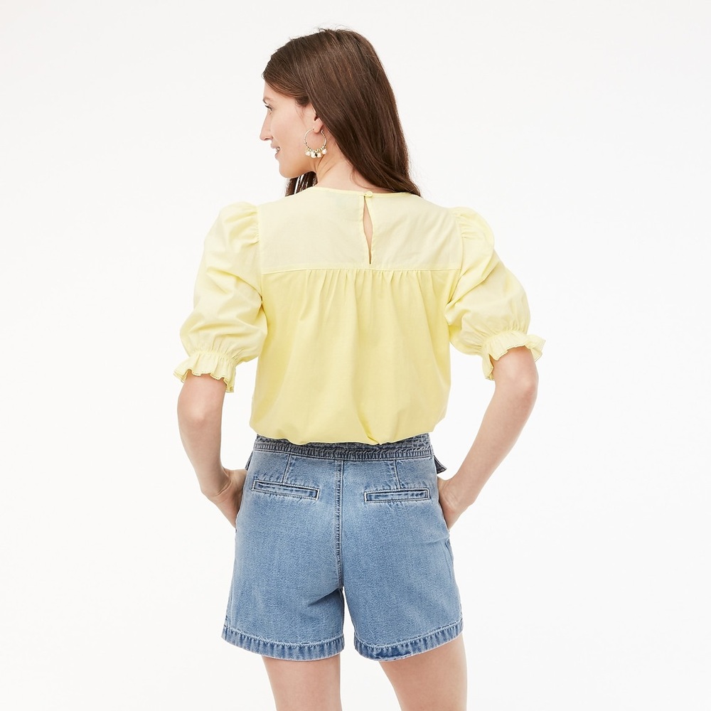 NWT J. Crew Cotton Top Olive XS - Picture 8 of 8